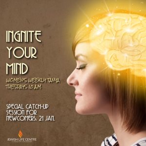 Ignite your mind classes @ Jewish Life center